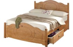 Collection Sherington Double 4 Drawer Bed Frame - Pine
